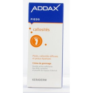 ADDAX FEET callus cream scrub (KERADERM) 50ml tube