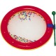 Rhythm Band Tambourin à perles - De 2 ans à 6 ans - Jouets enfant