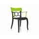 Polycarbonate chair CHAIR CUSTOM OPERA-K Green / Black