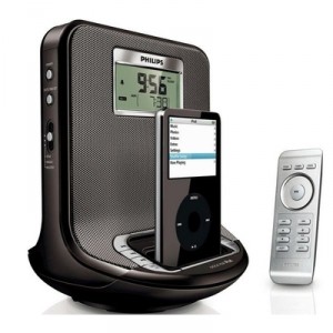 Philips Docking Entertainment System AJ301DB - Clock Radio with iPod Dock