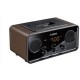 Yamaha TSX-70 - Système audio stéréo 2.1 compact (coloris marron/noir) Station d'accueil