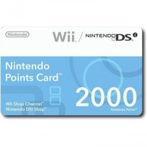 Nintendo Points Card 2000 (Nintendo DS/Wii) [import anglais]