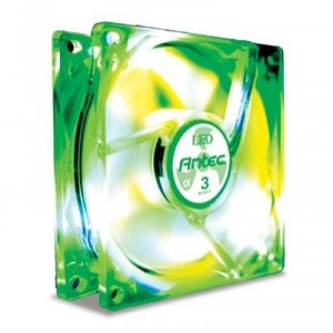 Antec TriCool 120mm Green LED Case Cooling Fan