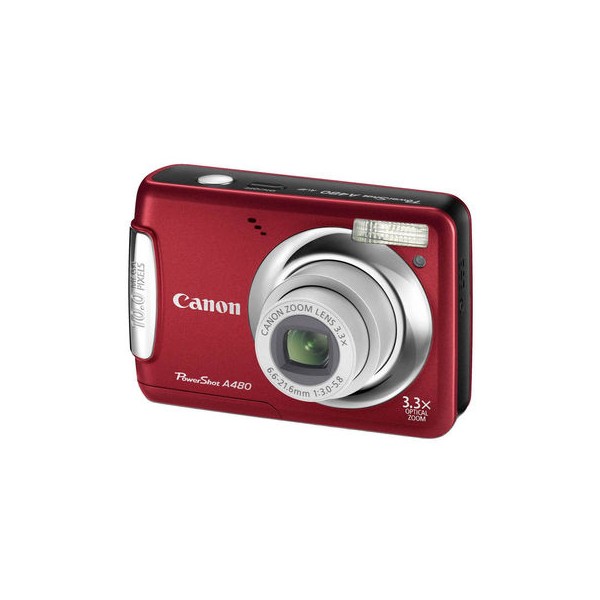 ☆美品☆Canon PowerShot A480（レッド） - デジタルカメラ