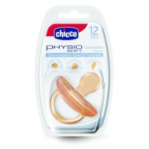 Chicco 71986000000 Sucette Physiologique en Caoutchouc 1 pièce