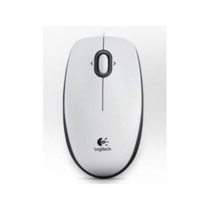 Logitech M100 Ratón USB blanco (910,001,605) Mouse