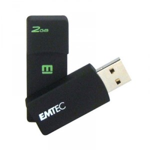 EMTEC Magnetics Group EMTEC Flash Drive M400 Em-Desk - USB-Flash-Laufwerk - 2 GB (B0019VNWY0)