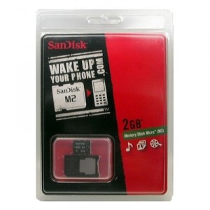 2 GB Micro M2 Memory Card para Sony Ericsson K530i (adaptador incluido) (8090)