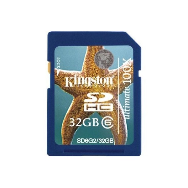 KINGSTON Carte SDHC 32GB Ultimate Class6 SD6G232GB 100x 32 Go