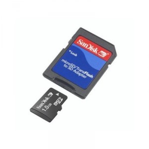 1GB micro SD memory card for Konica Minolta DiMAGE Z3 (SD adapter included)