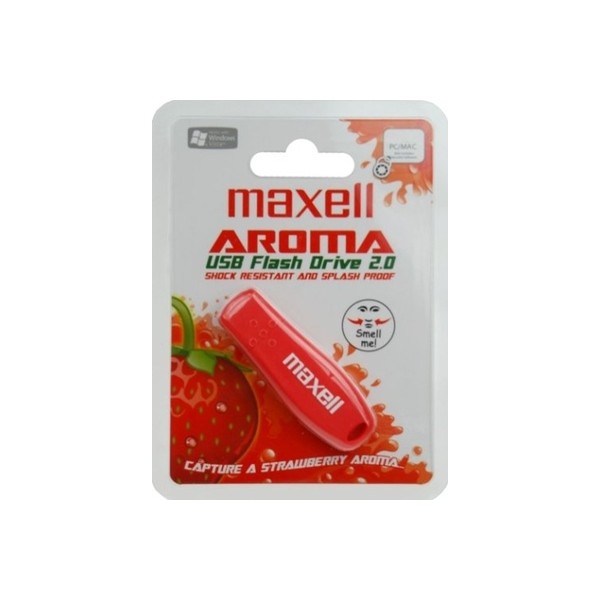 Maxell Strawberry AROMA USB KEY 2GB Flavor (713997) USB - USB, USB 2.0