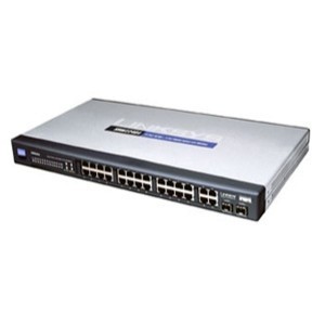 24-Port Ethernet Switch Linksys SRW224G4