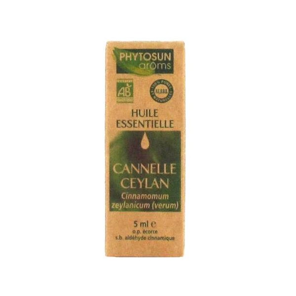 Huile Essentielle Cannelle de Ceylan BIO 5 ml Phytosun Arôms