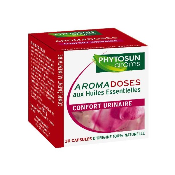 PHYTOSUN ARÔMS Aromadoses confort urinaire boîte de 30 capsules