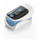 FINGER PULSE OXIMETER & HEART RATE MONITOR BLUE (SPO2 & PR) - LED Display - INCLUDES LANYARD